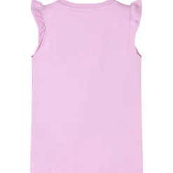 Vêtements & Accessoires-vidaXL T-shirt enfants avec manches à volants 104 Lila