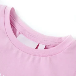 Vêtements & Accessoires-vidaXL T-shirt enfants avec manches à volants 104 Lila