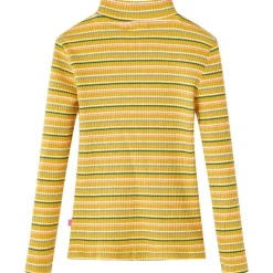 Vêtements & Accessoires-vidaXL T-shirt enfants manches longues faux col roulé 104 Ocre