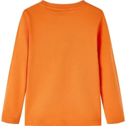 Vêtements & Accessoires-vidaXL T-shirt enfants manches longues foncé 92 Orange