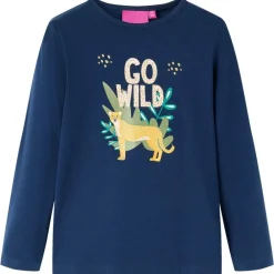 vidaXL T-shirt enfants manches longues 128