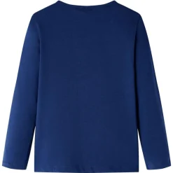 Vêtements & Accessoires-vidaXL T-shirt enfants manches longues 116 Bleu marine