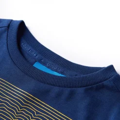 Vêtements & Accessoires-vidaXL T-shirt enfants manches longues bleu marine 92