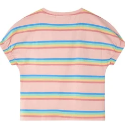 Vêtements & Accessoires-vidaXL T-shirt enfants pêche 128