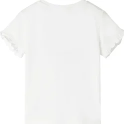 Vêtements & Accessoires-vidaXL T-shirt enfants rose écru 104 &Eacute;cru