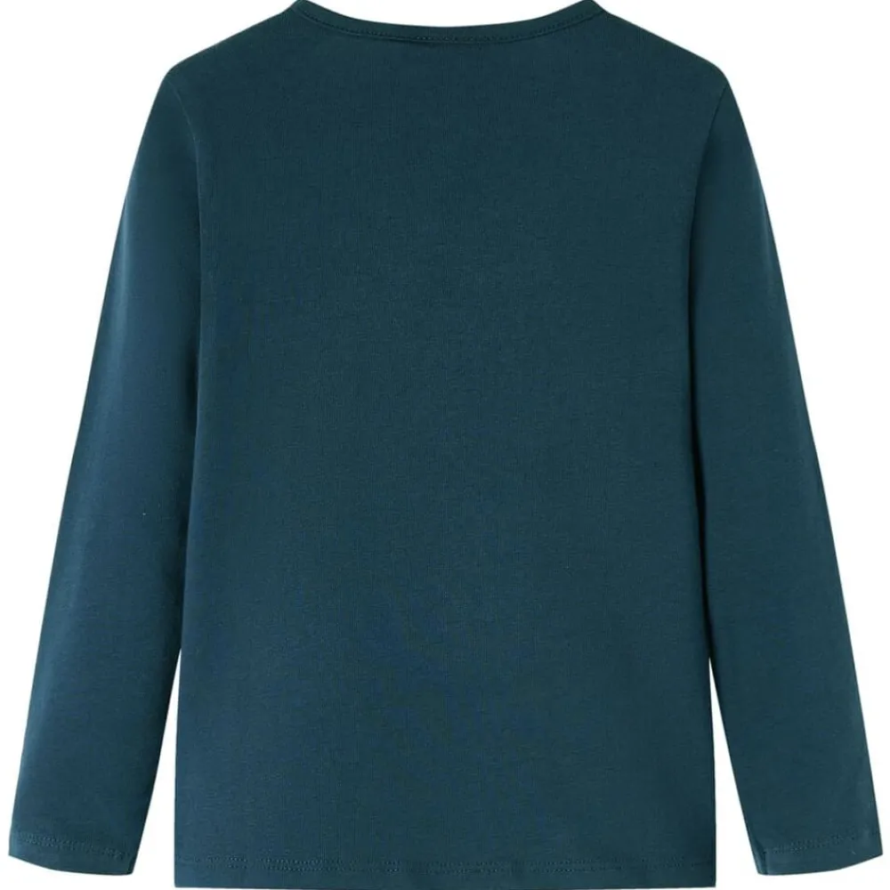 vidaXL T-shirt pour enfants à manches longues foncé 104