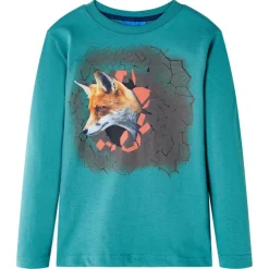 vidaXL T-shirt pour enfants à manches longues foncé 104