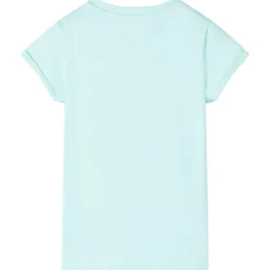 Vêtements & Accessoires-vidaXL T-shirt pour enfants clair 128 Aqua