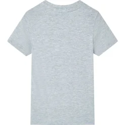 Vêtements & Accessoires-vidaXL T-shirt pour enfants avec manches courtes 140 Gris