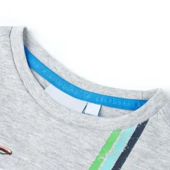 Vêtements & Accessoires-vidaXL T-shirt pour enfants avec manches courtes 140 Gris