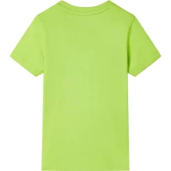 vidaXL T-shirt pour enfants avec manches courtes vert citron 116