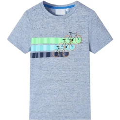 vidaXL T-shirt pour enfants avec manches courtes mélange 116