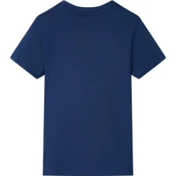 vidaXL T-shirt pour enfants avec manches courtes foncé 128