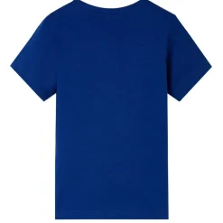 Vêtements & Accessoires-vidaXL T-shirt pour enfants avec manches courtes foncé 104 Bleu