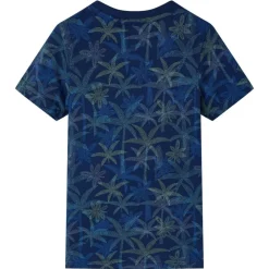 Vêtements & Accessoires-vidaXL T-shirt pour enfants bleu marine 104