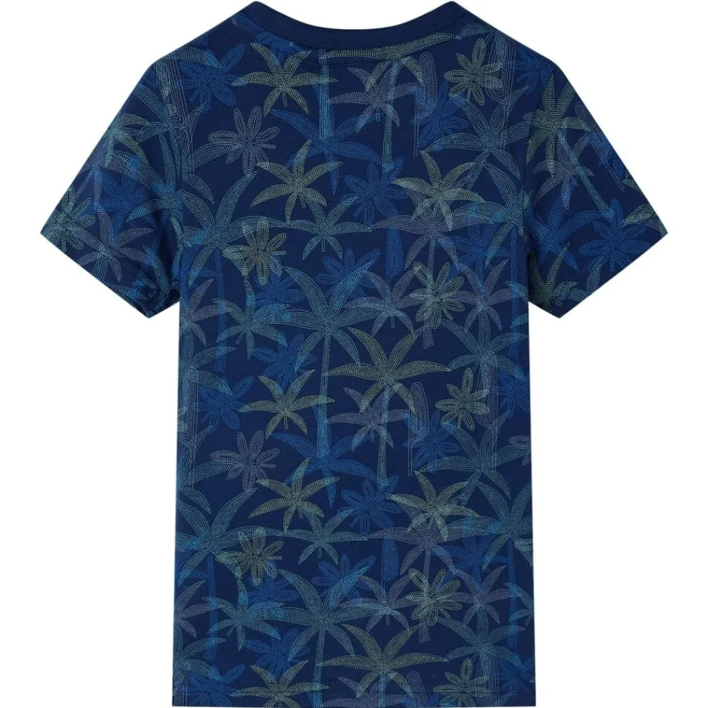 Vêtements & Accessoires-vidaXL T-shirt pour enfants bleu marine 104