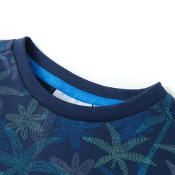 Vêtements & Accessoires-vidaXL T-shirt pour enfants bleu marine 104
