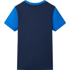 Vêtements & Accessoires-vidaXL T-shirt pour enfants bleu et bleu marine 104