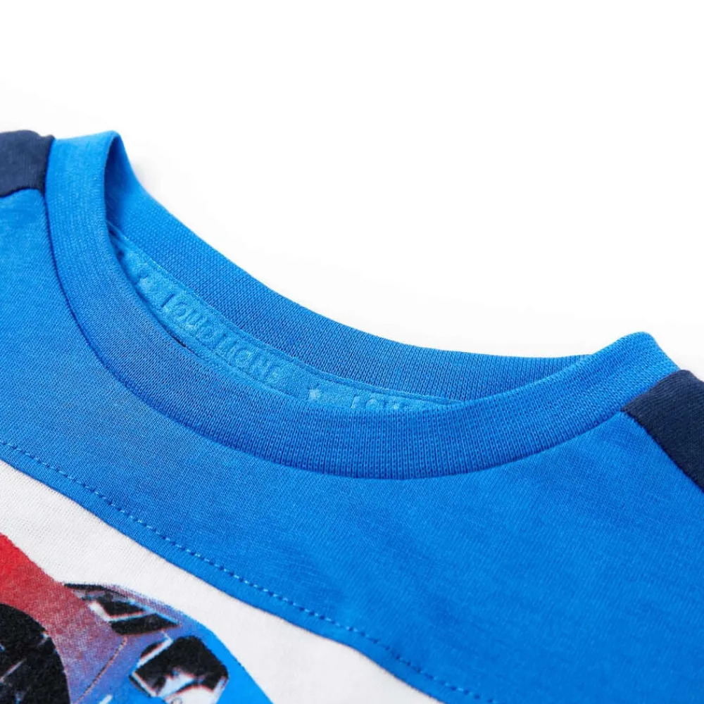 Vêtements & Accessoires-vidaXL T-shirt pour enfants bleu et bleu marine 104