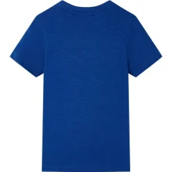 Vêtements & Accessoires-vidaXL T-shirt pour enfants foncé 128 Bleu
