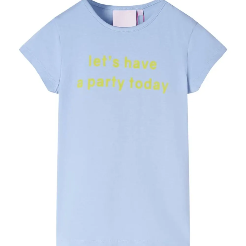 vidaXL T-shirt pour enfants clair 92