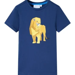 vidaXL T-shirt pour enfants foncé 116