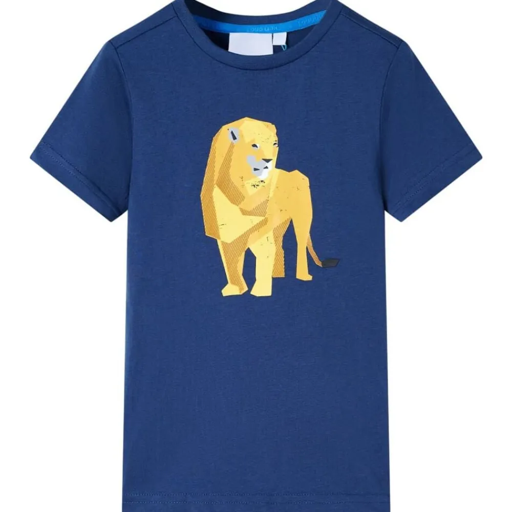 vidaXL T-shirt pour enfants foncé 116