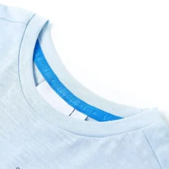 Vêtements & Accessoires-vidaXL T-shirt pour enfants bleu clair 128
