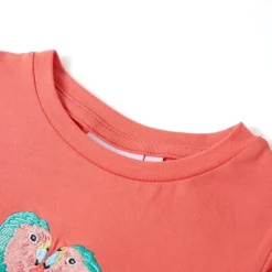 Vêtements & Accessoires-vidaXL T-shirt pour enfants 104 Corail