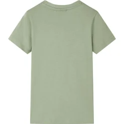 Vêtements & Accessoires-vidaXL T-shirt pour enfants clair 116 Kaki
