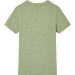 Vêtements & Accessoires-vidaXL T-shirt pour enfants clair 116 Kaki