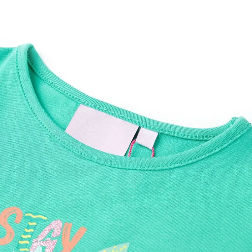 Vêtements & Accessoires-vidaXL T-shirt pour enfants 116 Menthe