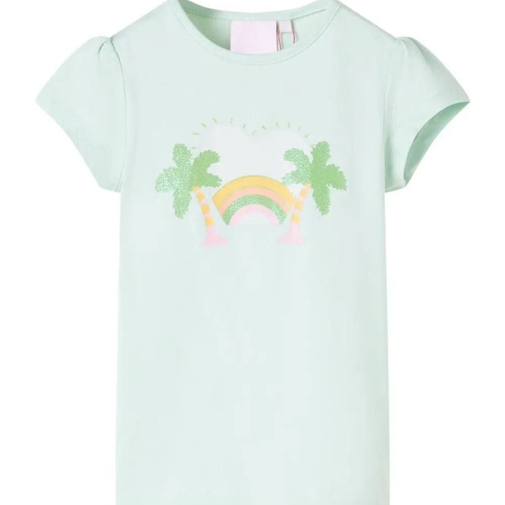 vidaXL T-shirt pour enfants clair 92