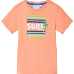 Vêtements & Accessoires-vidaXL T-shirt pour enfants néon 128 Orange