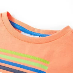 Vêtements & Accessoires-vidaXL T-shirt pour enfants néon 128 Orange