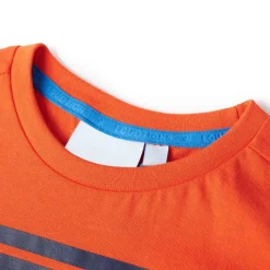 Vêtements & Accessoires-vidaXL T-shirt pour enfants foncé 116 Orange