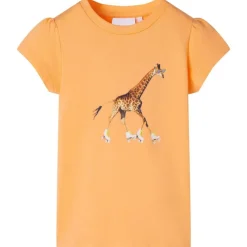 Vêtements & Accessoires-vidaXL T-shirt pour enfants vif 116 Orange