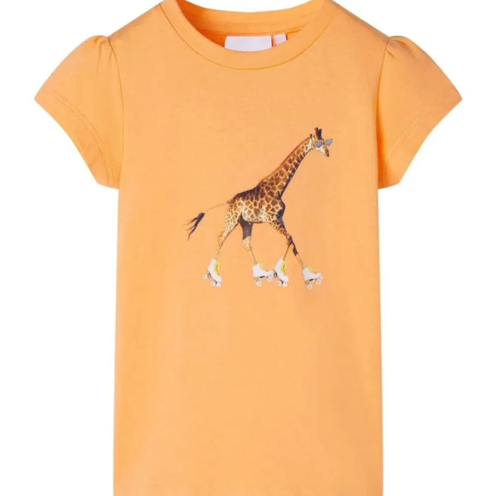Vêtements & Accessoires-vidaXL T-shirt pour enfants vif 116 Orange