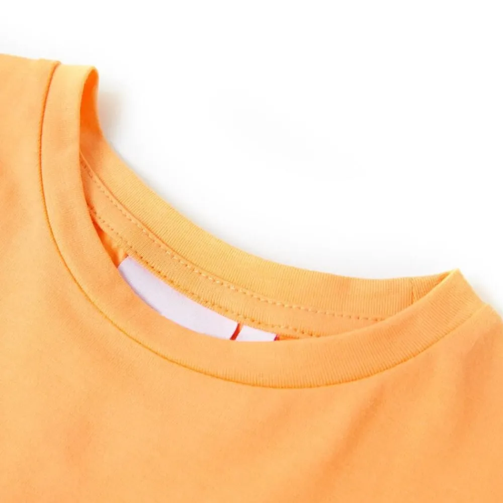 Vêtements & Accessoires-vidaXL T-shirt pour enfants vif 116 Orange