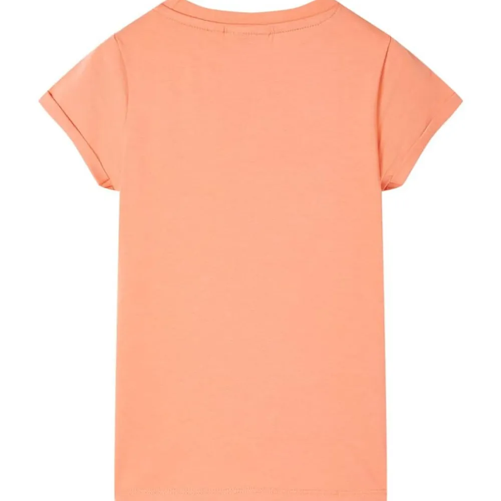 vidaXL T-shirt pour enfants pêche 128
