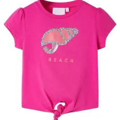 vidaXL T-shirt pour enfants foncé 116