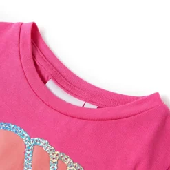 vidaXL T-shirt pour enfants foncé 116