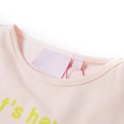 vidaXL T-shirt pour enfants pâle 140