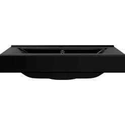 Plomberie-vidaXL Vasque à poser en céramique perçage pour la robinetterie 60x46cm Noir