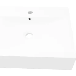 vidaXL Vasque à poser en céramique Rectangulaire he 60 x 46 cm