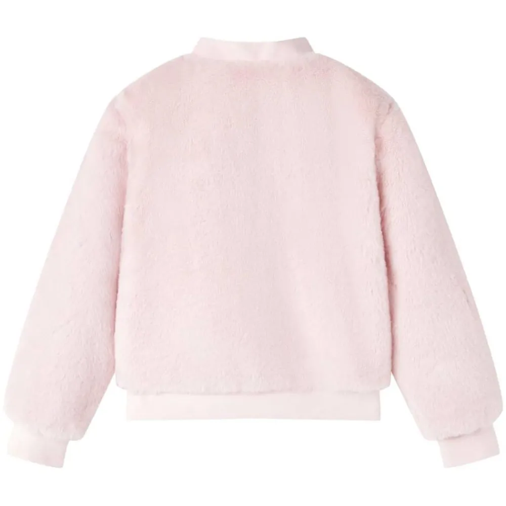 Vêtements & Accessoires-vidaXL Veste pour enfants fausse fourrure rose douce 92