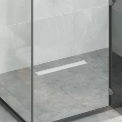 vidaXL 2 en 1 Drain de Douche 50 cm Acier Inox 304