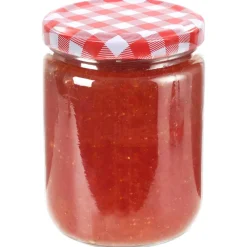 Arts De La Table & Arts Culinaires-vidaXL 48 pcs Pots à confiture Couvercle Verre 230 ml blanc et rouge