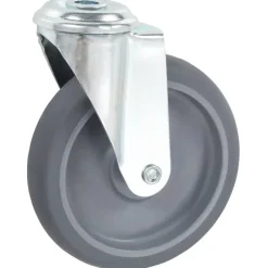vidaXL 4 pcs Roulettes pivotantes à trou de boulon 125 mm
