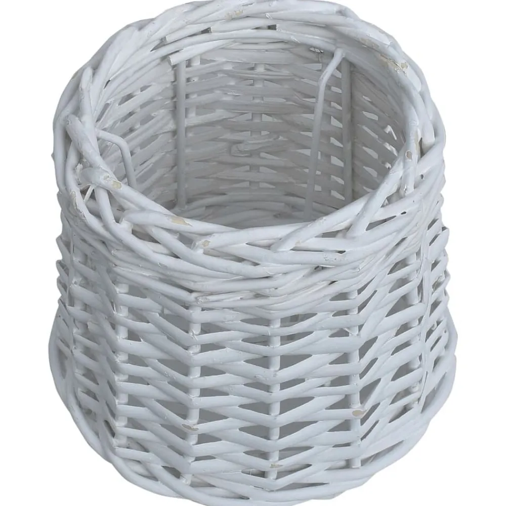 Accessoires Pour Luminaires-vidaXL Abat-jour Osier 25x17 cm Blanc